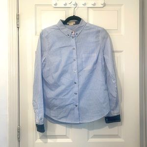 Brand New Anthropologie Striped Shirt in Size US 8